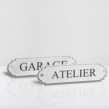Upload image to gallery, Retro enamelled door plaque - 10 variations