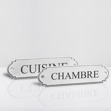 Upload image to gallery, Retro enamelled door plaque - 10 variations