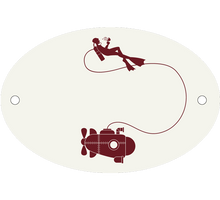 Upload image to gallery, Red submarine