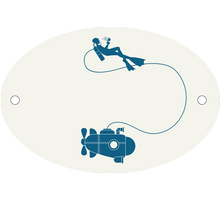 Upload image to gallery, Blue submarine