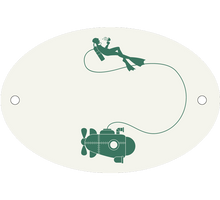 Upload image to gallery, Green submarine