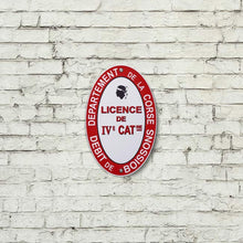 Upload image to gallery, Plaque Licence 4 Corse - 13x20cm