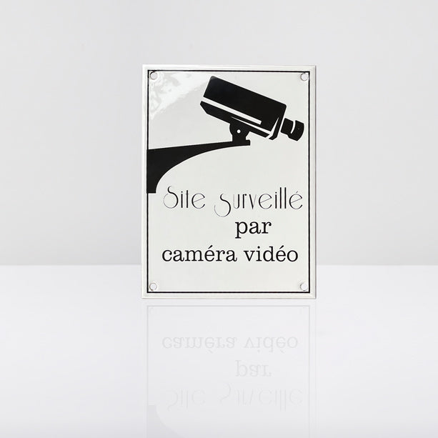 Site sous vidéosurveillance